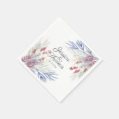 Wasserfarbe Winterwalzzeit Serviette (Ecke)