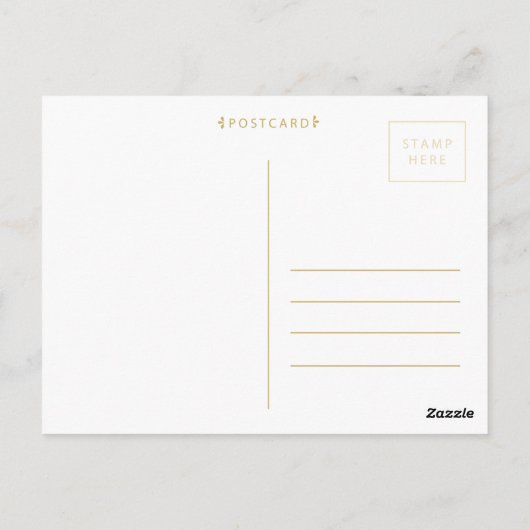 Wasserfarbe wird mein Blumenmädchen sein Postkarte (Rückseite)