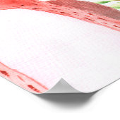 Wasserfarbe Woodland Kinderzimmer Art Poster (Ecke)