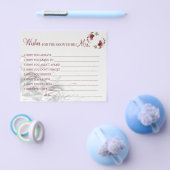 Wasserfarbe wünscht, dass der Bald Frau Karte wird (Einzeln)