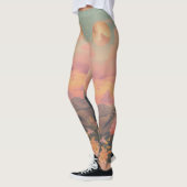 Wasserfarbe Wüstenrose Leggings (Links)