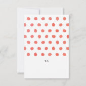 Wasserfarbe XOXO Klassenzimmer Valentine Einladung (Rückseite)