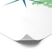 Wasserfarbe Y Poster (Ecke)