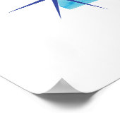 Wasserfarbe Z Poster (Ecke)