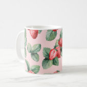 Wasserfarbe zeichnend auf einem Sommerthema reife  Kaffeetasse (Vorderseite Links)