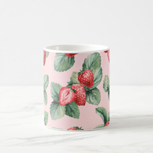 Wasserfarbe zeichnend auf einem Sommerthema reife Kaffeetasse (Mittel)