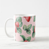 Wasserfarbe zeichnend auf einem Sommerthema reife Kaffeetasse (Links)