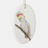 Wasserfarbe zeichnend Kakaduspapagei Keramik Ornament (Rechts)