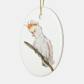 Wasserfarbe zeichnend Kakaduspapagei Keramik Ornament (Links)