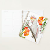 Wasserfarbe zeichnend Kakaduspapagei Planer (Anzeige)