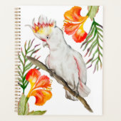 Wasserfarbe zeichnend Kakaduspapagei Planer (Vorderseite)