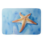 Wasserfarbe Zeichnend Starfish Badematte (Vorderseite)