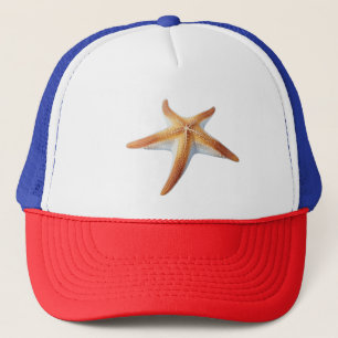 Wasserfarbe Zeichnend Starfish Truckerkappe