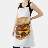 Wasserfarbe Zeichnend Yummy Cheeseburger Schürze (InSitu)
