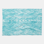 Wasserfarbe Zigzag Muster Geschirrtuch (Horizontal)