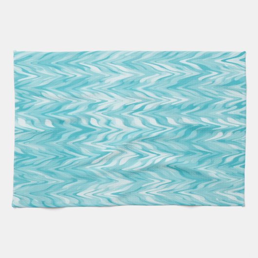 Wasserfarbe Zigzag Muster Geschirrtuch (Horizontal)