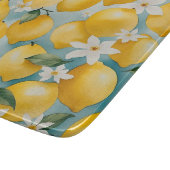 Wasserfarbe Zitrone/Obst Schneidebrett (Ecke)