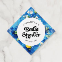 Wasserfarbe Zitrus Zitrus Amalfi Küste Brautparty