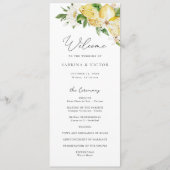 Wasserfarbe Zitrusfrüchte Grün Blumenzwiebelblume Programm (Vorderseite)