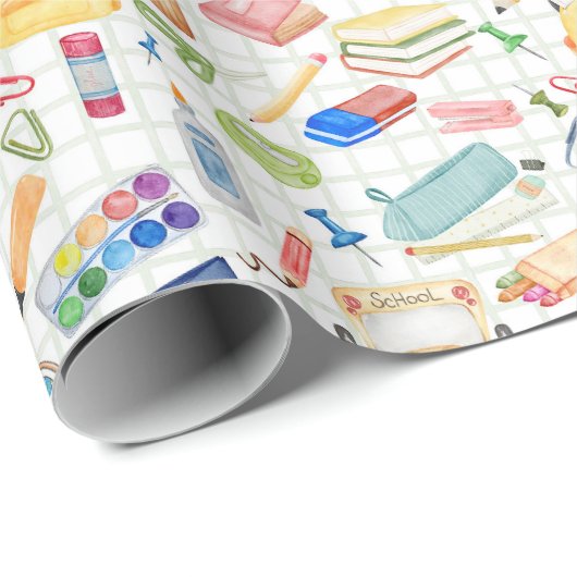 Wasserfarbe Zurück zu Schulbedarf Geschenkpapier (Rolleneckpunkt)