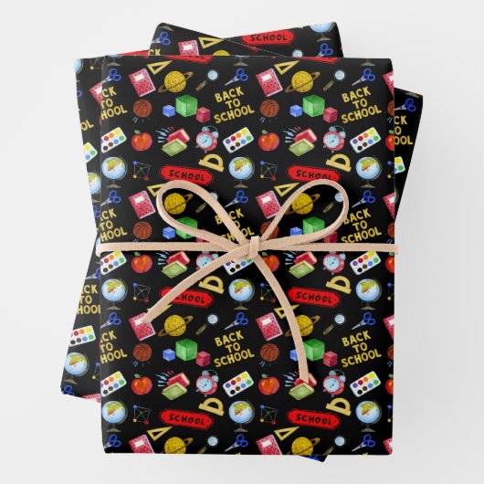 Wasserfarbe Zurück zu Themen der Schulelemente Geschenkpapier Set (Beispiel)