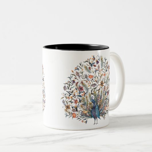 Wasserfarbe Zweifarbige Tasse (VorderseiteRechts)