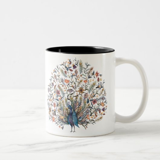 Wasserfarbe Zweifarbige Tasse (Rechts)