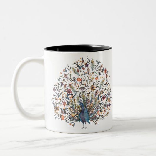 Wasserfarbe Zweifarbige Tasse (Links)