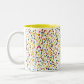 Wasserfarbe Zweifarbige Tasse (Links)