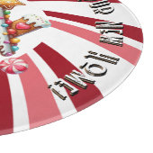 WasserfarbeErste Weihnachtsfeier Neue Zuhause Cutt Schneidebrett (Ecke)