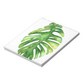 WasserfarbeGrünPalm2 Notizblock (Rotiert)