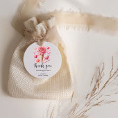 Wasserfarbeis Creme Danke Brautparty Geschenkanhänger