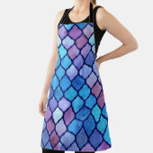 Wasserfarben Abstrakt geometrische arabische Flies Schürze (InSitu)