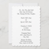 Wasserfarben Abstrakt Landschaft Art Treppen Wald Einladung (Rückseite)