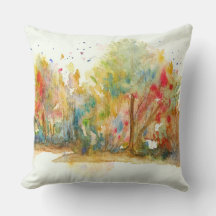 Wasserfarben Abstrakt Landschaft Art Treppen Wald