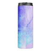 Wasserfarben-Abstrakter Wärmeleiter Thermosbecher (Rückseite)