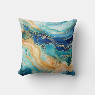 Wasserfarben-Agate-Kissen Kissen