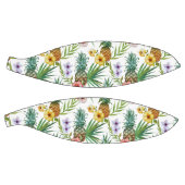 Wasserfarben-Ananas-Muster zum tropischen Hawaii-T Basketball (Panele)