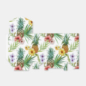 Wasserfarben-Ananas-Muster zum tropischen Hawaii-T Geschenkschachtel (Ungefaltet)