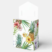 Wasserfarben-Ananas-Muster zum tropischen Hawaii-T Geschenkschachtel (Geöffnet)