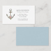 Wasserfarben-Anker-Visitenkarte Visitenkarte (Vorne/Hinten)