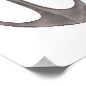 Wasserfarben-Ankereinrichtung Poster (Ecke)