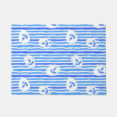 Wasserfarben-Ankermuster 1 Fußmatte (Vorderseite)