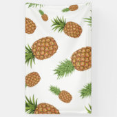 Wasserfarben-Apfelmuster 1 Banner (Vertikal)