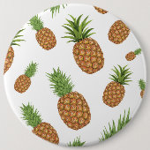 Wasserfarben-Apfelmuster 1 Button (Vorderseite)