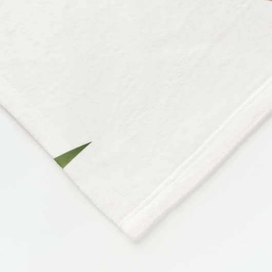 Wasserfarben-Apfelmuster 1 Fleecedecke (Ecke)