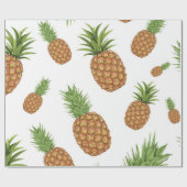 Wasserfarben-Apfelmuster 1 Geschenkpapier (Flach)