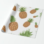 Wasserfarben-Apfelmuster 1 Geschenkpapier (Ungerollt)