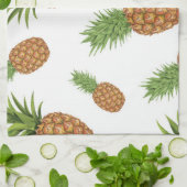 Wasserfarben-Apfelmuster 1 Geschirrtuch (Gefaltet)