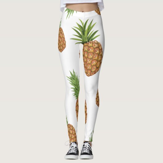 Wasserfarben-Apfelmuster 1 Leggings (Vorderseite)